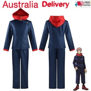 Anime Jujutsu Kaisen Itadori Yuji Disfraz Juegos con disfraces Uniforme escolar Fiesta Hombres Traje - Imagen 1 de 10