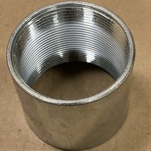 Verzinkte starre Kupplung Gewinde 3" Zoll Verbinder Elektroverschraubung - Bild 1 von 1