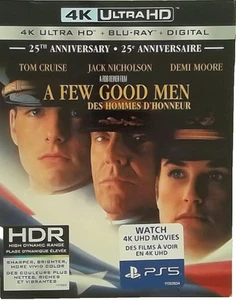 ✬ A Few Good Men 4K Ultra HD - Blu-Ray/BD - Good - Missing Cover - NTSC ✬ - Picture 1 of 4