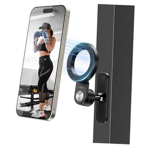 Support Téléphone Magnétique Bras Pliable Gym pour MagSafe, Téléphone Fitness Double Aimant - Photo 1 sur 7