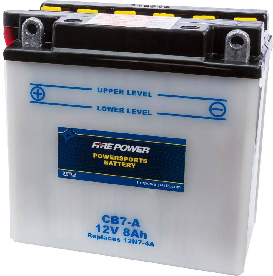 WPS Fire Power CB7-A Battery fits Suzuki GN125E 1982-1983,1991-1995 Foto 1 de 1