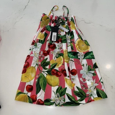Dolce And Gabbana Kids Dress Size 7/8 New With Tags Msrp $445 - Image 1 of 4
