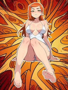 Anime Waifu Ben 10 Gwen Tennyson 6" Vinyl Sticker - Picture 1 of 1