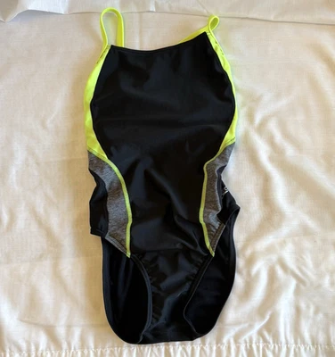 Nuevo traje de baño Speedo para mujer una pieza relanzamiento empalme flyback ProLT deportivo neón 6/32 Foto 1 de 4