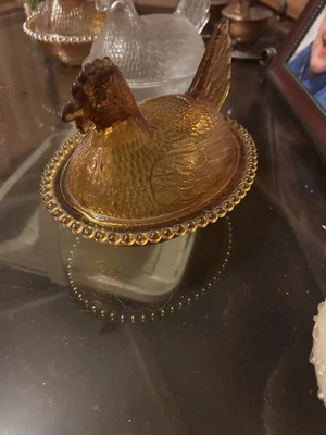 Tigela de prato vintage Indiana Hens - Imagem 1 de 3