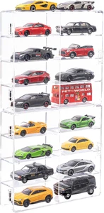 Lo último en vitrina de coche de juguete con ruedas de cerillas a escala 1/64 para 32 coches de juguete almacenamiento o - Imagen 1 de 12