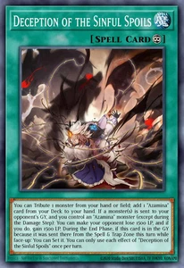 YUGIOH MP25-EN113 Deception of the Sinful Spoils Prismatic Secret Rare 1st Editi - Picture 1 of 1