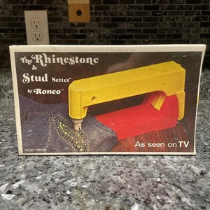 Vintage The Rhinestone & Stud Setter by Ronco 1974 USA SEALED Bedazzle Fun Kit - Picture 1 of 10