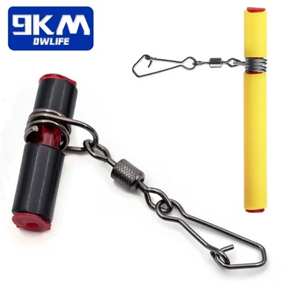 15~60Pcs Fishing Balance Swivels Plastic Head Swivel Snap Bracket Fishing Tackle - Image 1 of 4