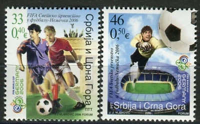 182 SERBIA Y MONTENEGRO 2006 - Mundial de Fútbol - Juego MNH Foto 1 de 2