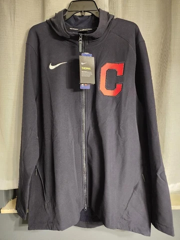 Nike Cleveland Guardians Authentic Collection Team Therma Hoodie men MLB jacket Cover