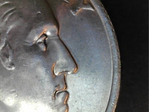 2022 P tilted collar exposed edge obverse + large lip chip Maya Angelou quarter - Picture 1 of 6