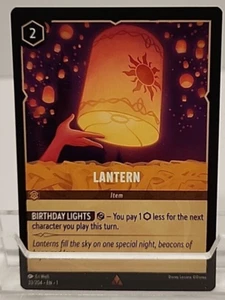 Disney Lorcana Lantern 33/204 Rare Non-Foil - Picture 1 of 1