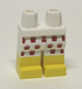Lego® 2 Hosen Beine 970c00pb785 white Minifig - Picture 1 of 1