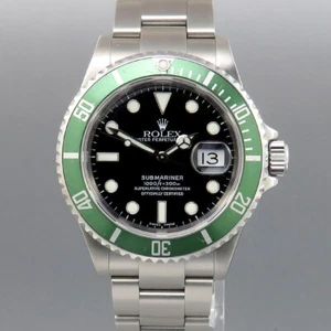 Rolex Submariner 16610LV Kermit D-Serie aus 2006 mit Box + Papiere LC766 - Bild 1 von 12