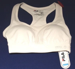 FILA Sport Performance Sports Bra Running Bra High Impact Wicking White 2PACK XS - Picture 1 of 3