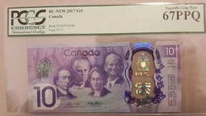 2017 CANADA $10 150TH ANNIVERSARY PCGS 67 PPQ SUPERB GEM CDC 9120184 - Bild 1 von 4