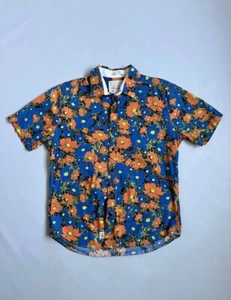 Volcom Ozzy Wrong Floral Hawaiian Button Ups Short Sleeve Shirt Size M - Picture 1 of 15