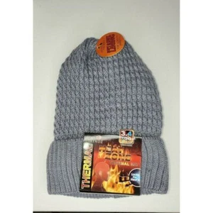 Sombrero de invierno con puños térmicos para mujer púrpura suave forro acogedor 3,4 TOG zona de calor - Imagen 1 de 4
