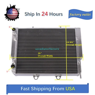 Aluminum Radiator For Polaris 2012-2018 RZR 570/2014-2016 Sportsman ACE 570 900 - Image 1 of 4