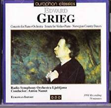 Edvard Grieg: Concerto for Piano  Orchestra Sonata for Violin  Pi - VERY GOOD