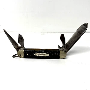 Vintage 1936-1952 Imperial Prov RI USA Scout / Camp 4-Blade Folding Pocket Knife - Picture 1 of 8