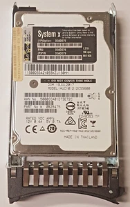 1.2 TB SAS IBM System X 00AD075 HUC101212CSS600 10K HDD 2.5" Hard Drive + Caddy - Picture 1 of 1