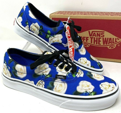 Scarpe basse donna VANS epoca romantiche floreali tela lapislazzuli taglia VN0A38FRVP9