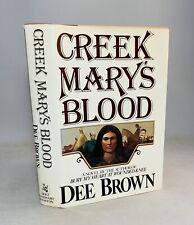 Creek Mary's Blood-Dee marron-SIGNÉ !!-VRAI Première/1ère édition-1ère État DJ-RARE !!