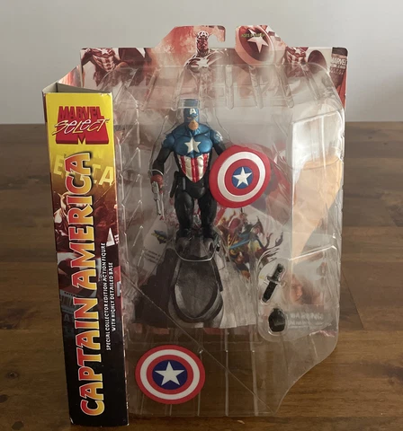 Captain America Diamond Select Toys Marvel Select Action Figure NEW Cover