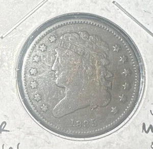 1835 Classic Head Half Cent - US 1/2C US Copper Penny **DETAILS** - Picture 1 of 4