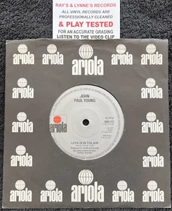 John Paul Young - Love Is In The Air 7" Vinyl 1977 GEREINIGT/GETESTET EX VIDEOCLIP - Bild 1 von 7