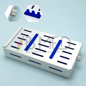 2 in 1 Mehrzweck Zahn Autoklav Sterilisation Kassette Box Tablett Instrument - Bild 1 von 4
