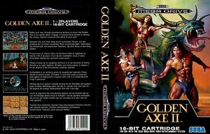 - Golden Axe 2 II Mega Drive PAL Box Art Case Insert Cover Only - Picture 1 of 1