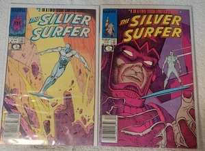 SILVER SURFER #1 + #2 Complete Two Issue Limited Series Run Comic Book Lot 1988 - Bild 1 von 7