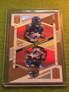 JORDAN HOWARD Gold PRIZM 2018 GOLD REFRACTOR SSP Elite Deck #8 Bears #/10 SP - Picture 1 of 12