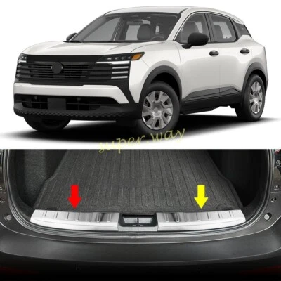 For Nissan Kicks 2025 2026 Car Rear Bumper Protector Trunk Door Entry Sill Guard - Image 1 of 4
