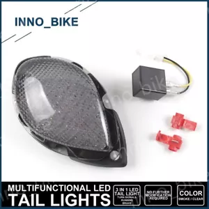 LED Tail Light Turn Signal Brake Integrated Lamp For Yamaha Road Star 2004-2008 - Foto 1 di 5