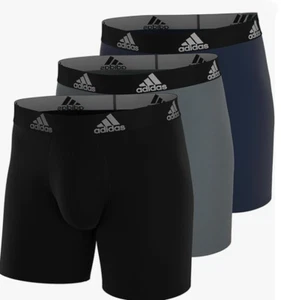 Adidas Microfiber 3-Pack Boxer Briefs Underwear Pack for Men-Large - Picture 1 of 5