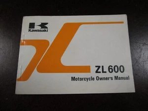 Kawasaki ZL 600 owners manual 99920-1316 - Picture 1 of 2