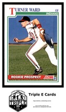 1991 Score #732 Turner Ward RC Cleveland Indians ~A3P