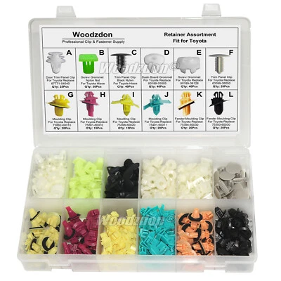 305 Clip Door Trim Panel Fender Moulding Grommet Retainer Assortment For Toyota Foto 1 de 4