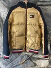 Absolutely Gorgeous Authentic  Gold Tommy Hilfiger Puffer Coat W/Hood!! L@@K!!