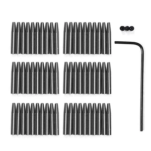 Sharp Head Replaceable Pricking Iron Round Hole Punch Leather Craft 60 Pcs - Picture 1 of 6