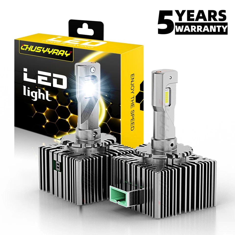 For Mercedes Benz E350 E400 E550 E63 2010-2013 White D1S/D1R LED Headlight Bulbs - Image 1 of 4