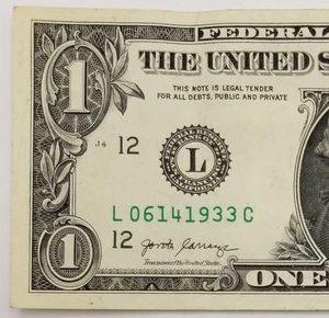 Birthday Anniversary Note June 14, 1933 Fancy Serial Number $1 US Dollar  2017 L - Picture 1 of 10