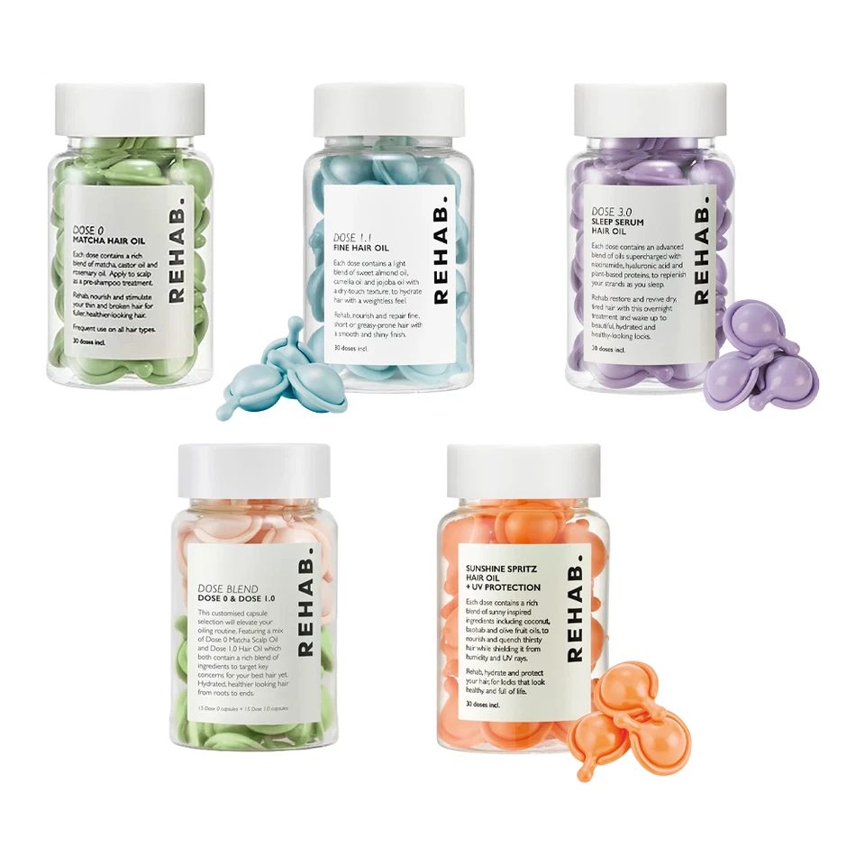 REHAB Hair Oil 30 Capsules.Multiple Variants. Choose. New.