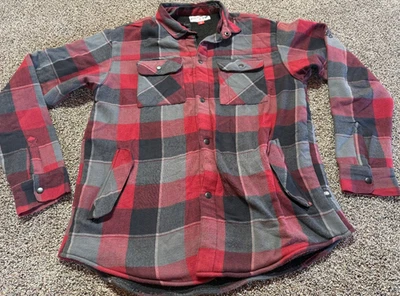 Woodland Flannels 686 Technical Apparel Mens Jacket XL Plaid Coat Fleece Lined - Image 1 of 4