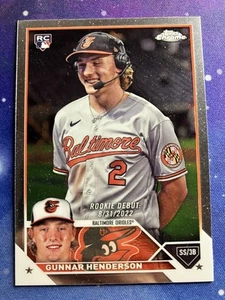 Serie de actualización cromada Topps 2023 Gunnar Henderson #USC208 debut de novato (RC) - Imagen 1 de 2