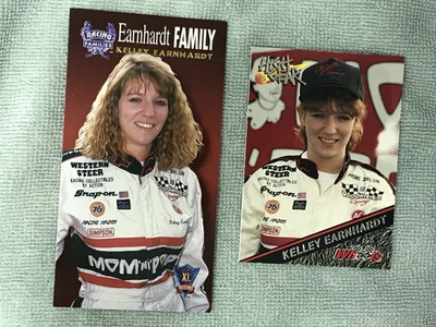 1994 WHEELS HIGH GEAR 181  PRESS PASS OPTIMA XL 45 KELLEY EARNHARDT ROOKIE CARDS - Image 1 of 4